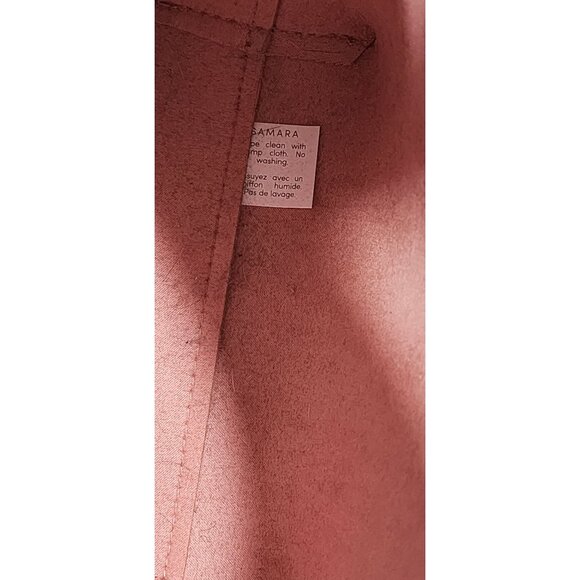 Samara Pink Vegan Leather Crossbody Bag With Adjustable Strap - Picture 5 of 6